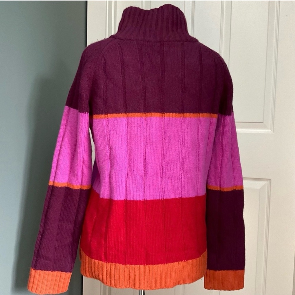 BLACK GOAT CASHMERE luxury mock neck sweater 💯% Mongolian cashmere (Size Small) - Picture 2 of 8